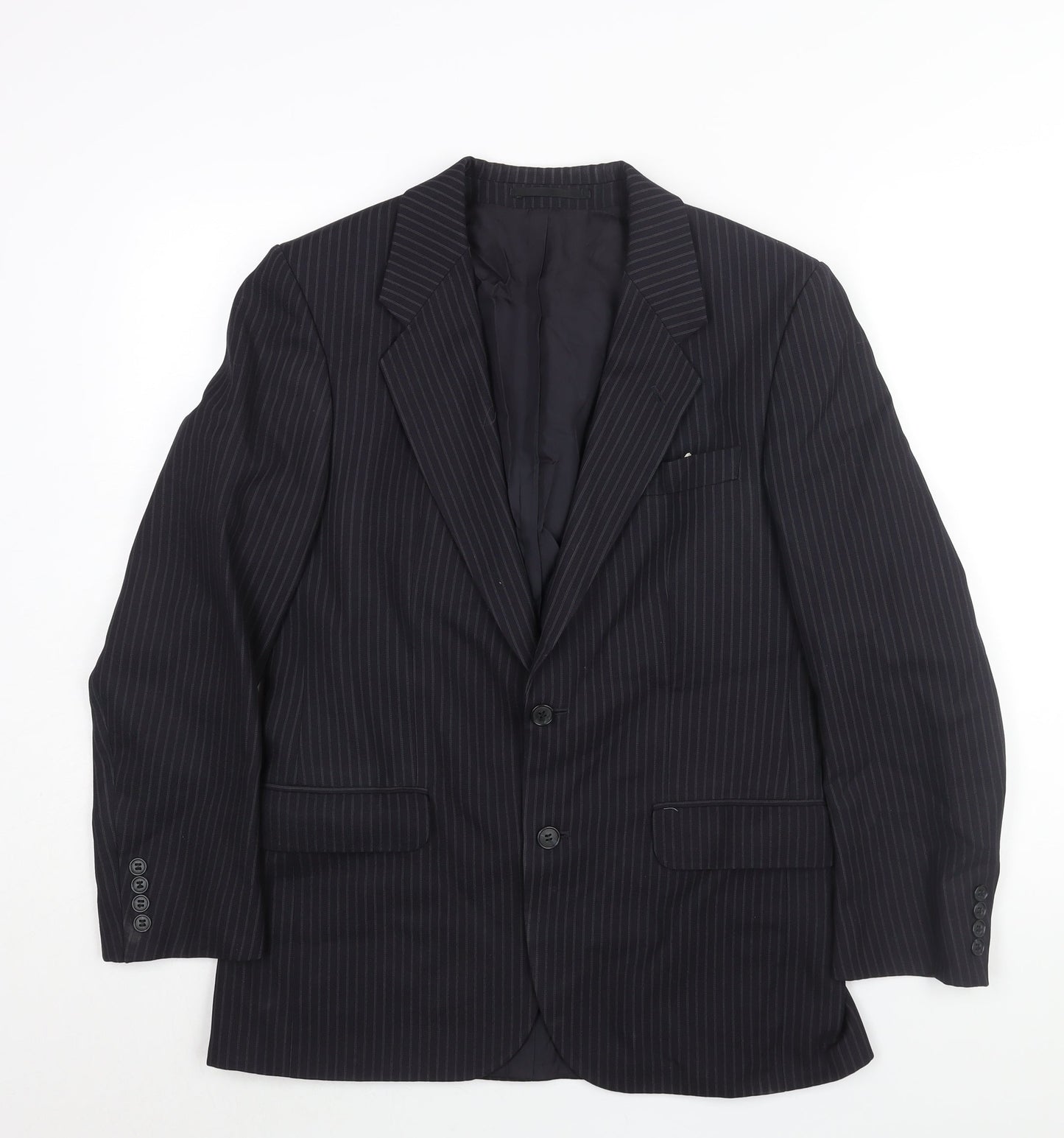 Mens UK Size 38 St Michael Regular Blue Suit Jacket