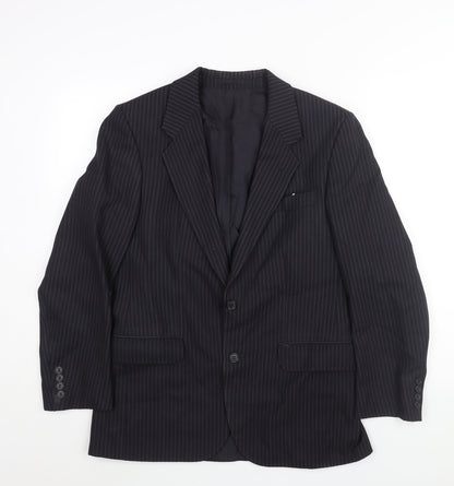Mens UK Size 38 St Michael Regular Blue Suit Jacket
