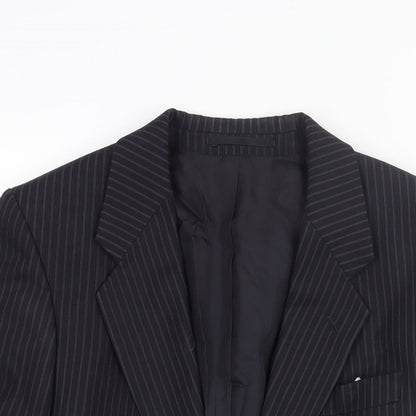 Mens UK Size 38 St Michael Regular Blue Suit Jacket