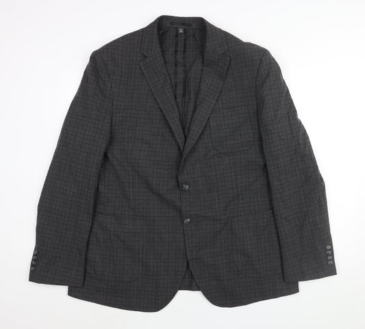 Mens UK Size 46 Marks and Spencer Regular Grey Suit Jacket