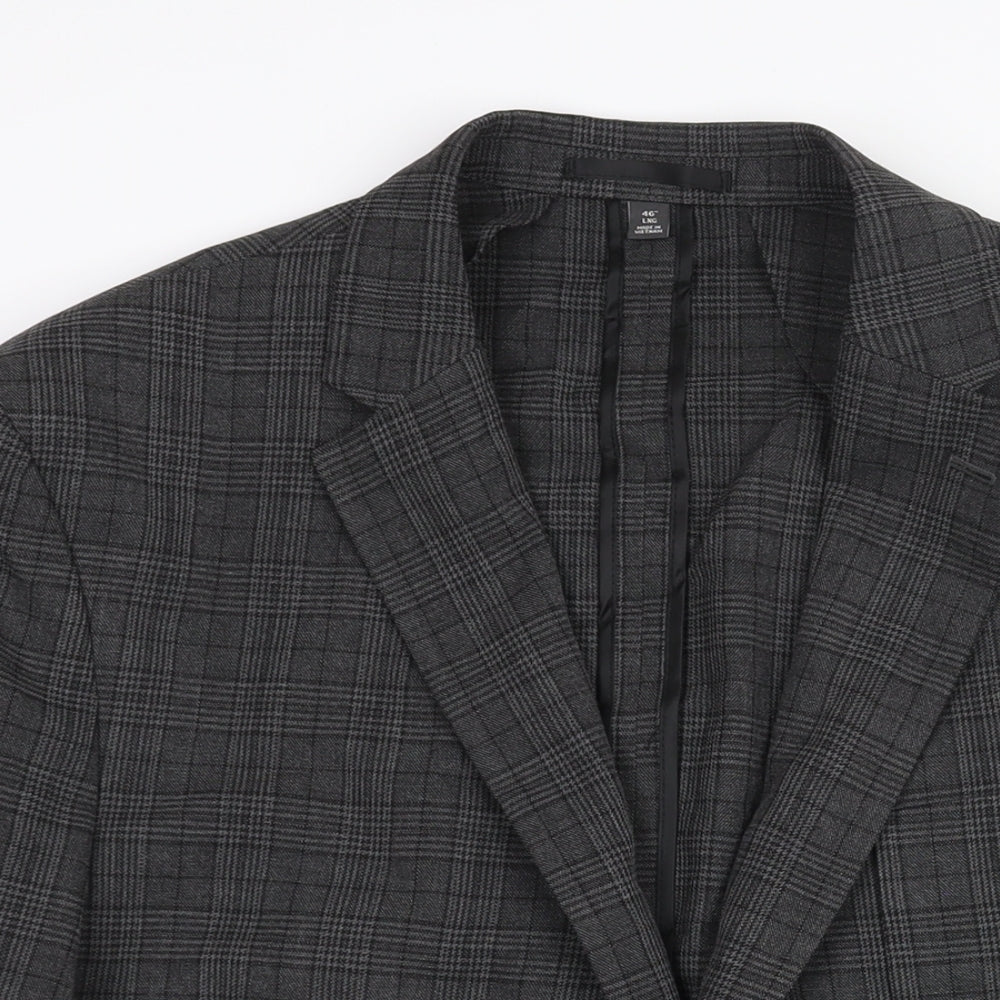 Mens UK Size 46 Marks and Spencer Regular Grey Suit Jacket