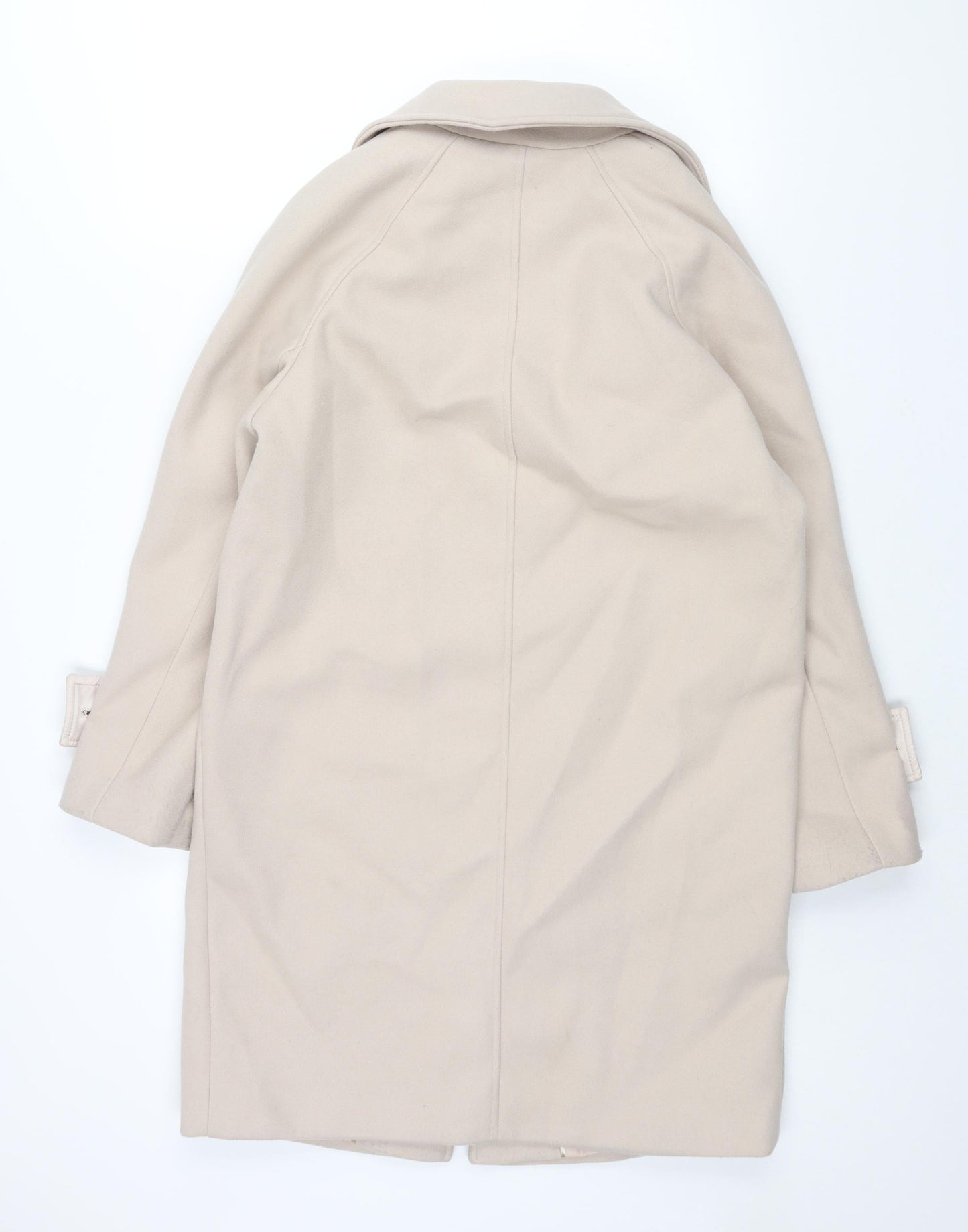Womens UK Size XS Marks and Spencer Ivory Overcoat