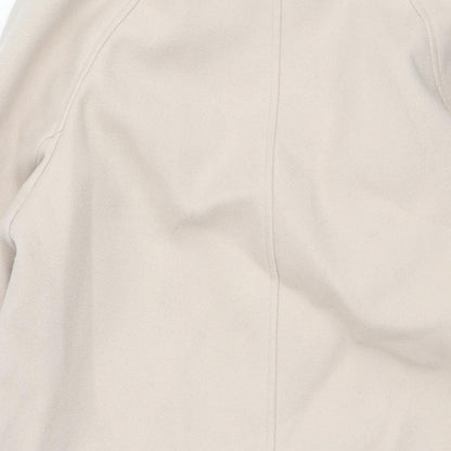 Womens UK Size XS Marks and Spencer Ivory Overcoat
