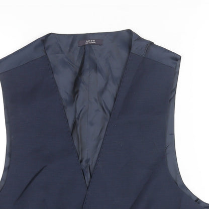 Mens UK Size 38 Marks and Spencer Regular Blue Suit Jacket