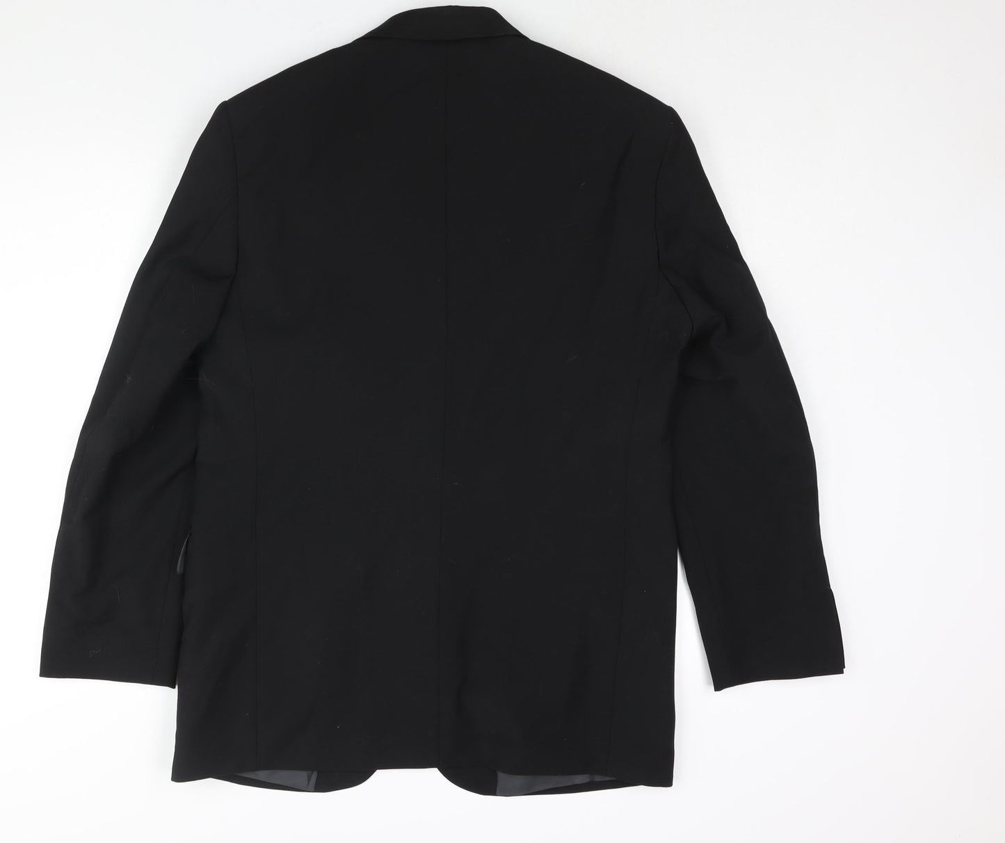 Mens UK Size 40 Marks and Spencer Regular Black Suit Tuxedo