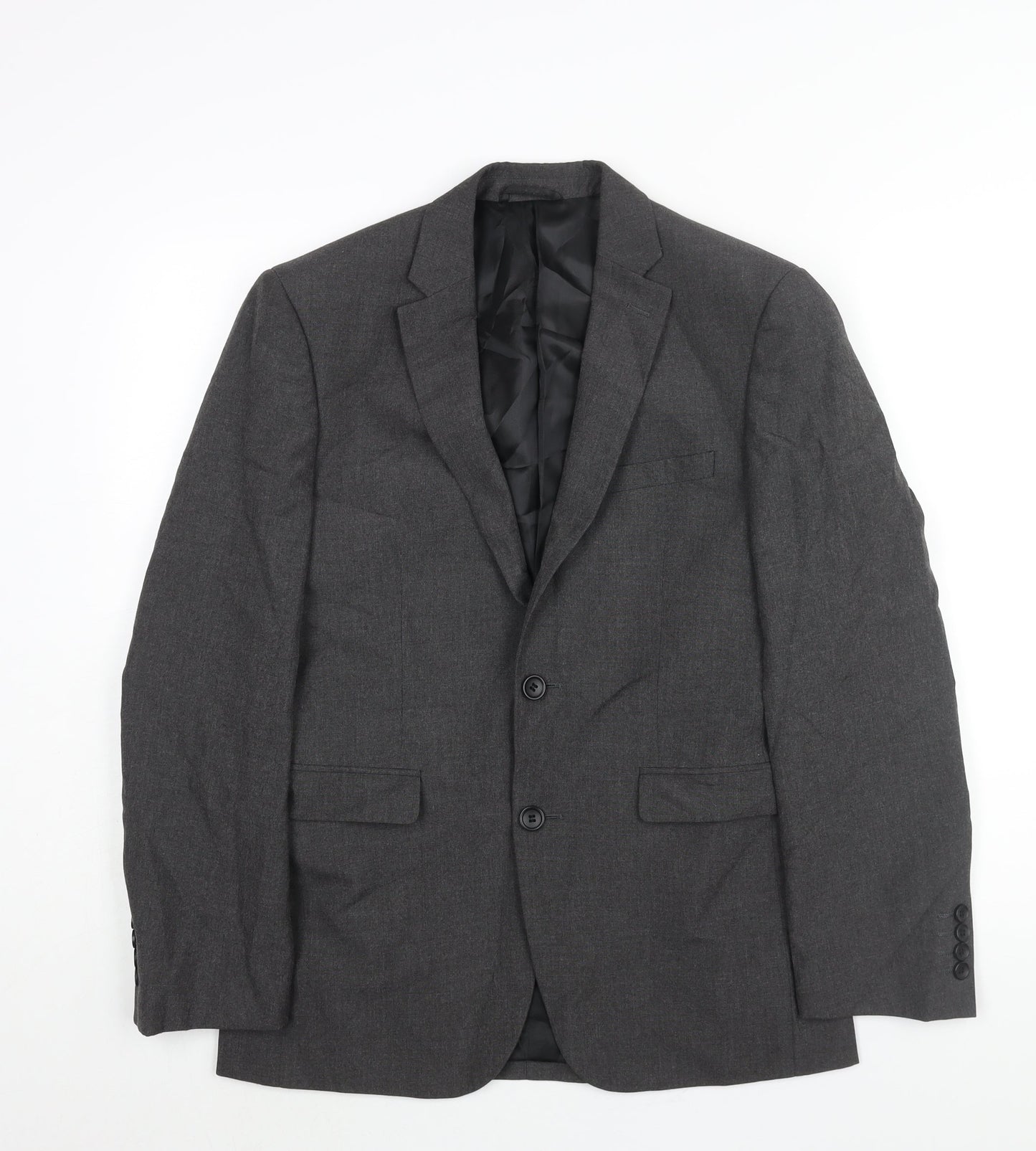 Mens UK Size 36 Burton Regular Grey Suit Jacket