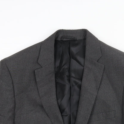 Mens UK Size 36 Burton Regular Grey Suit Jacket