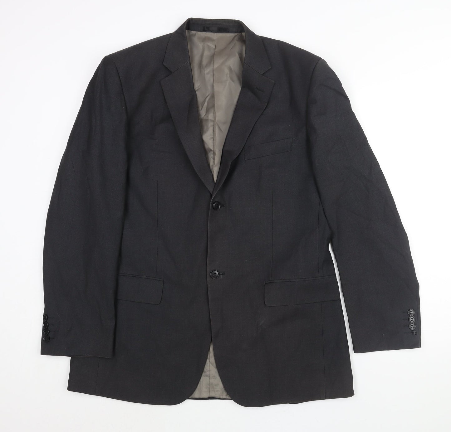 Mens UK Size 42 Linea Regular Black Suit Jacket