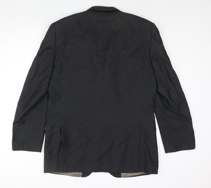Mens UK Size 42 Linea Regular Black Suit Jacket