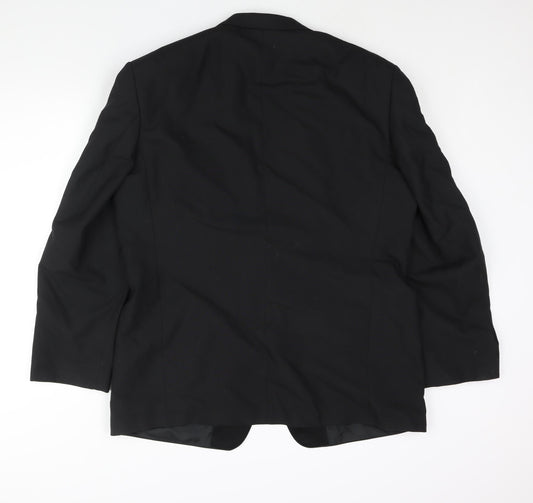 Mens UK Size 44 St Michael Regular Black Suit Tuxedo