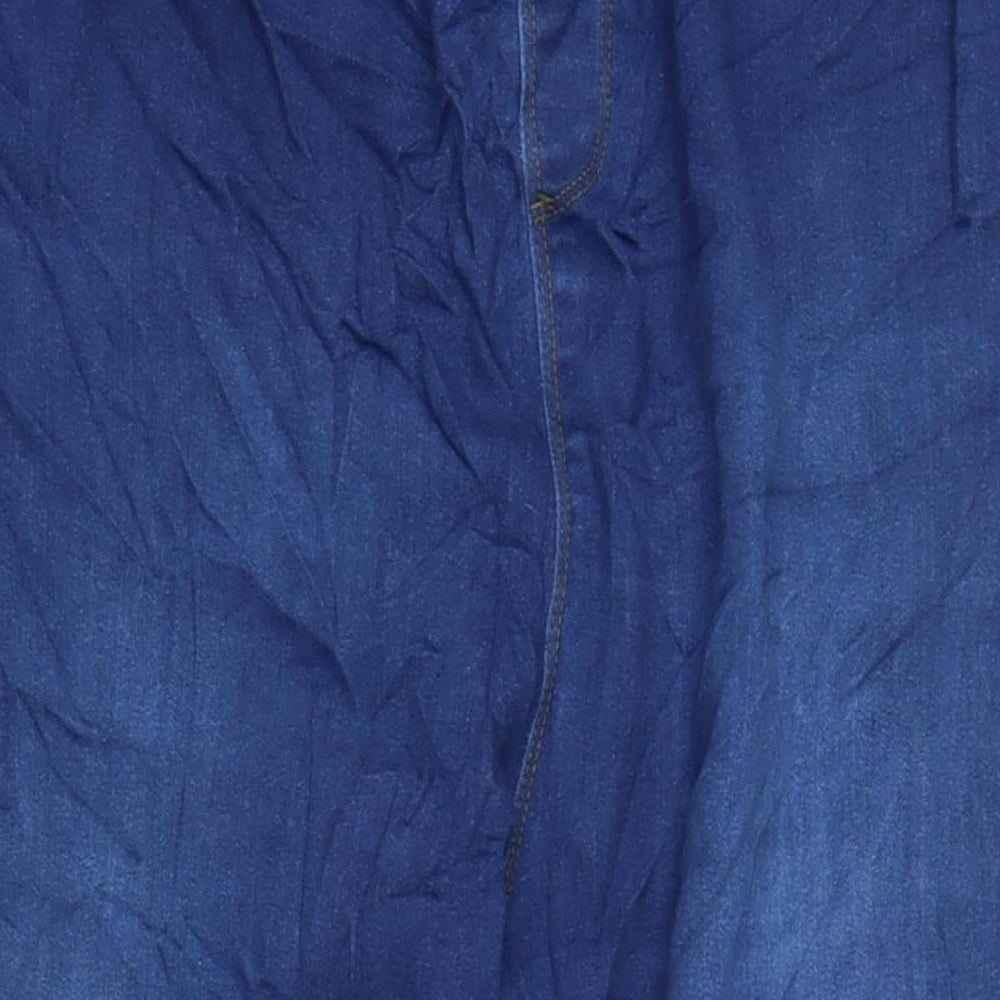 Denim365 Womens Blue Cotton Blend Jegging Jeans Size 22 L28 in Regular