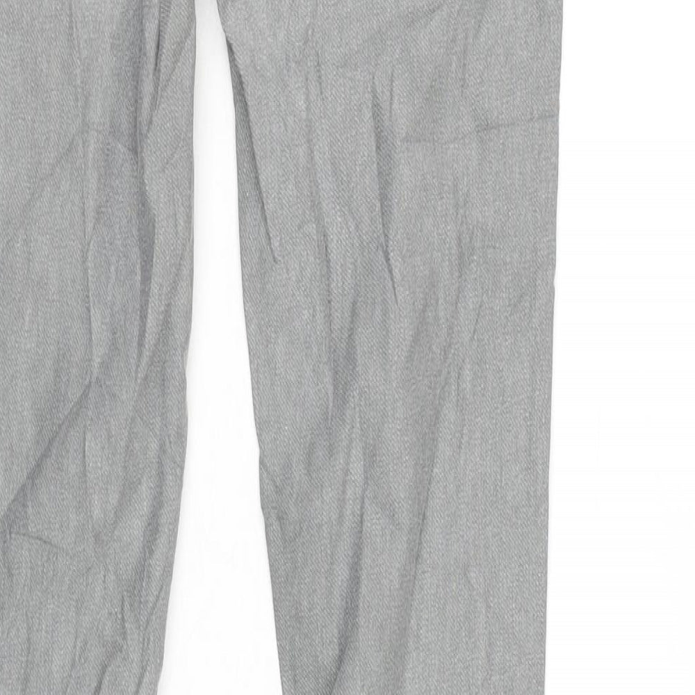 FC Womens Grey Cotton Blend Tapered Jeans Size 10 L31 in Regular Zip