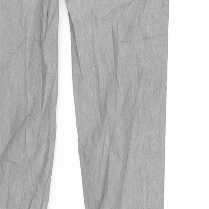 FC Womens Grey Cotton Blend Tapered Jeans Size 10 L31 in Regular Zip