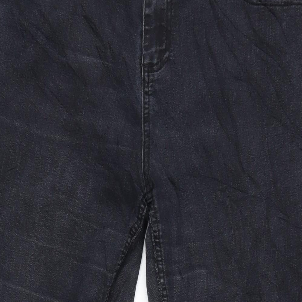 Womens UK Size 34 in Marks and Spencer Regular Fit Bootcut Black Jeans