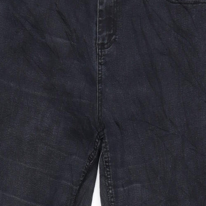 Womens UK Size 34 in Marks and Spencer Regular Fit Bootcut Black Jeans