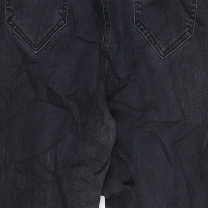 Womens UK Size 34 in Marks and Spencer Regular Fit Bootcut Black Jeans