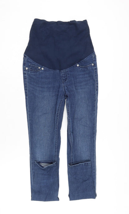 Womens UK Size S H&M Regular Fit Mom Blue Jeans