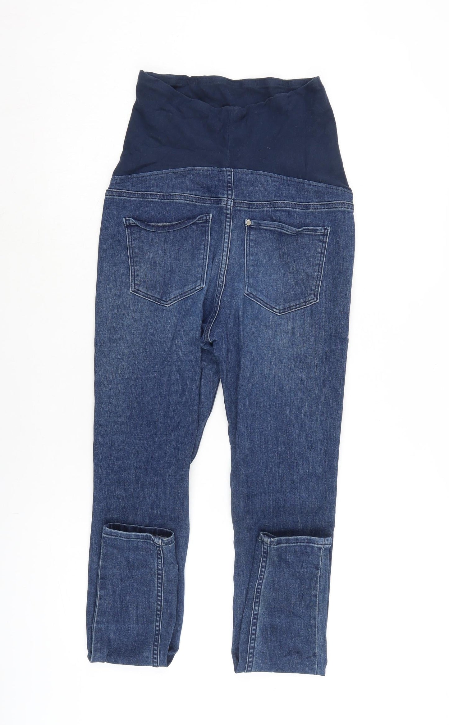 Womens UK Size S H&M Regular Fit Mom Blue Jeans