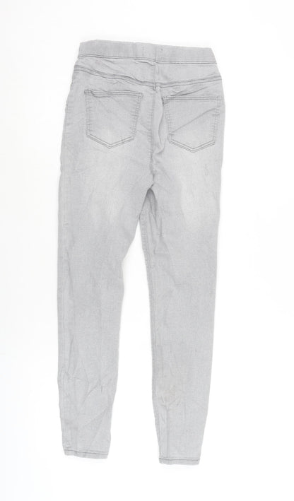 Womens UK Size 6 Papaya Regular Fit Jegging Grey Jeans