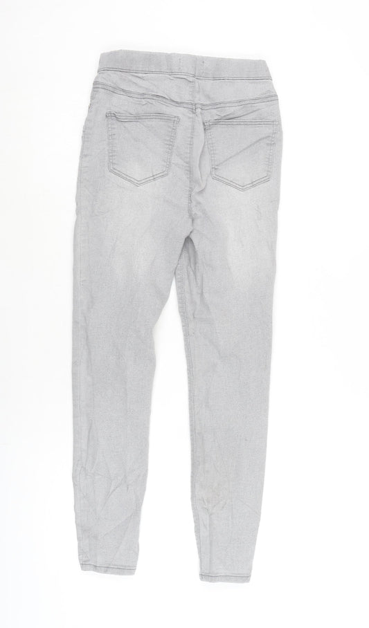 Womens UK Size 6 Papaya Regular Fit Jegging Grey Jeans