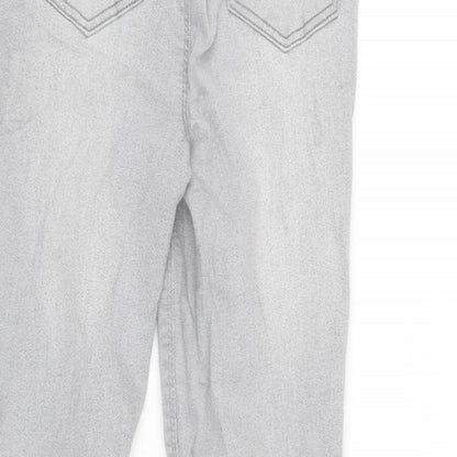 Womens UK Size 6 Papaya Regular Fit Jegging Grey Jeans