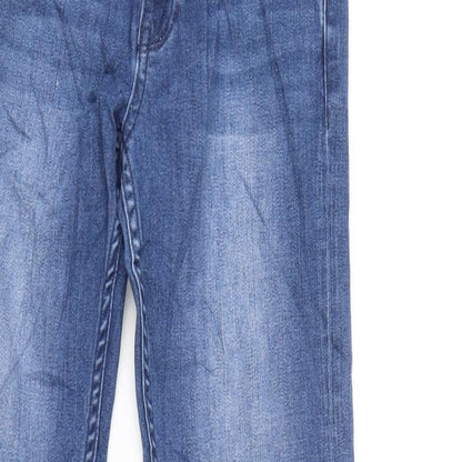 Levis Womens Blue Cotton Skinny Jeans Size 26 L27 in Regular Zip