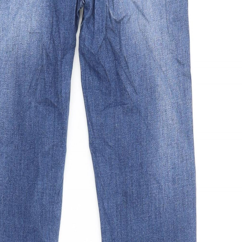 Levis Womens Blue Cotton Skinny Jeans Size 26 L27 in Regular Zip