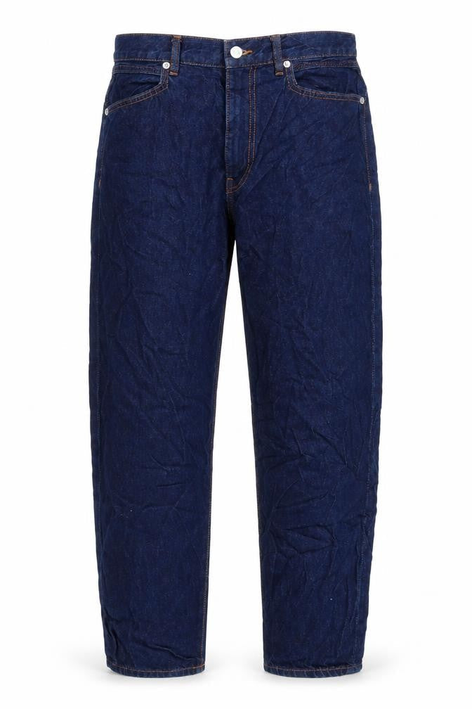 MNG Womens Blue Cotton Straight Jeans Size 12 L27 in Regular Zip