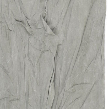 NEXT Womens Green Cotton Straight Jeans Size 12 L29 in Regular Zip