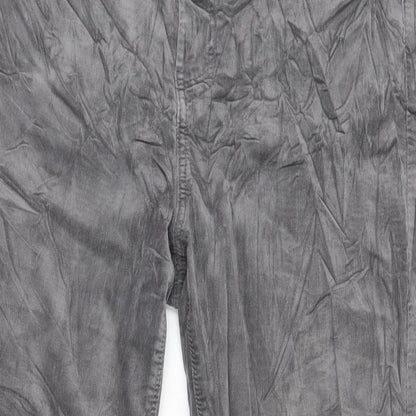Womens UK Size 14 Marks and Spencer Regular Fit  Grey Trousers
