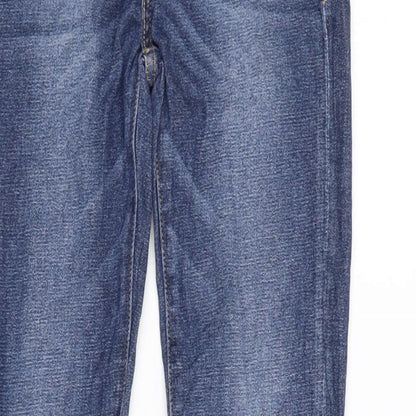 Levi's Womens Blue Cotton Skinny Jeans Size 26 in L28 in Regular Zip