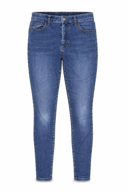 Womens UK Size 30 in Topshop Regular Fit Tapered Blue Jeans