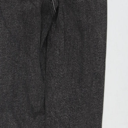 Pull&Bear Womens Grey Cotton Skinny Jeans Size 10 L28 in Regular Zip
