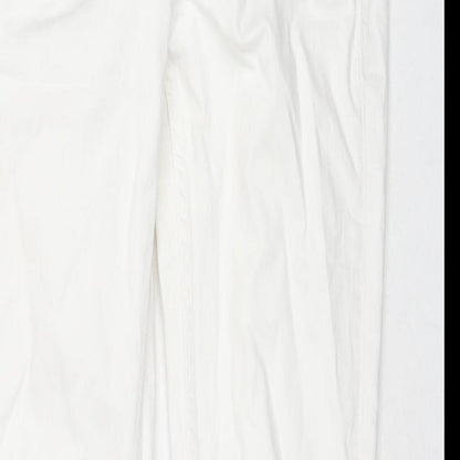 Womens UK Size 6 Marks and Spencer Regular Fit Skinny White Jeans