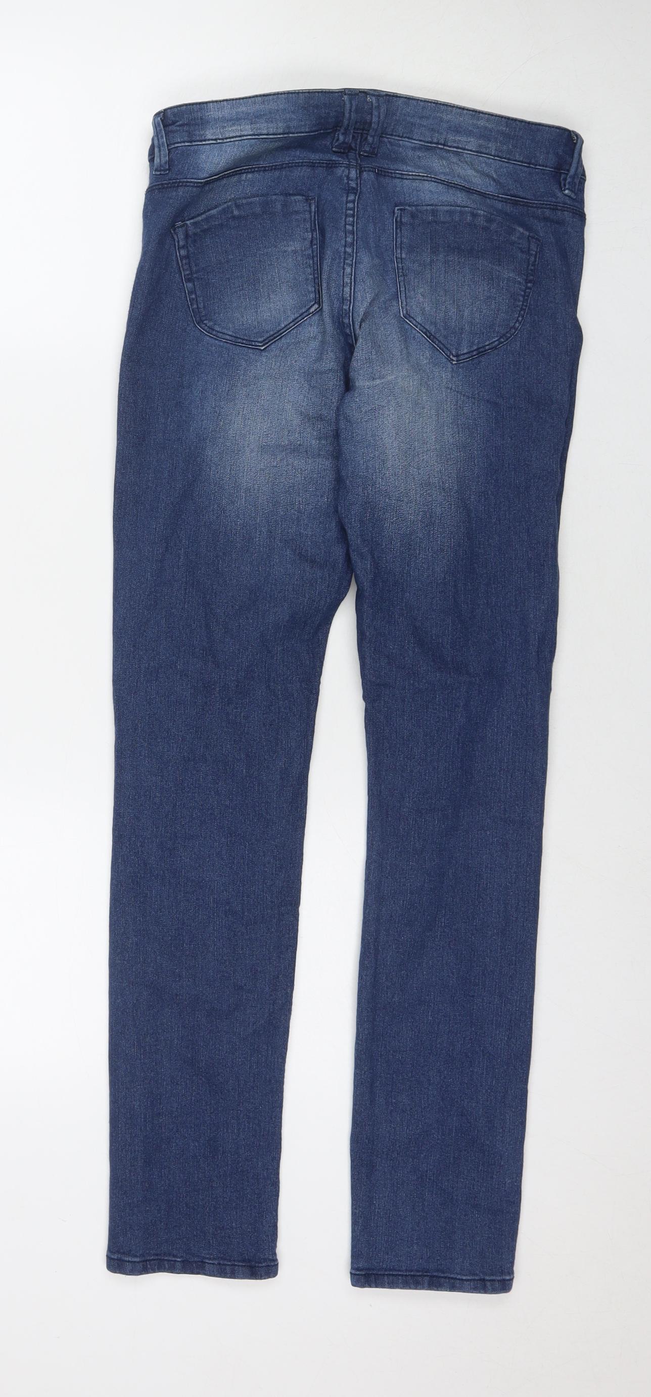 Womens UK Size 6 Denim & Co. Regular Fit Skinny Blue Jeans