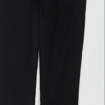 Zara Womens Black Cotton Skinny Jeans Size 8 L28 in Regular Zip