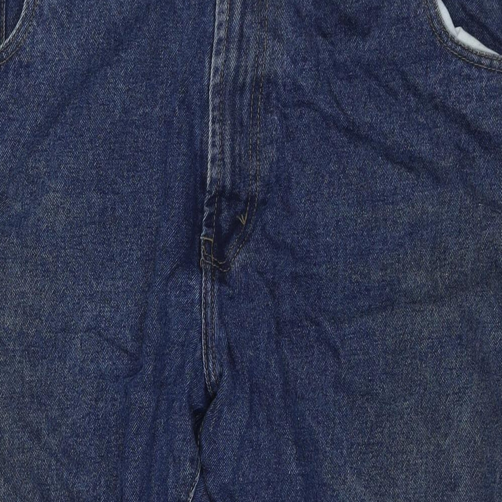 Blue Circle Mens Blue Cotton Straight Jeans Size 46 in L26 in Regular Zip