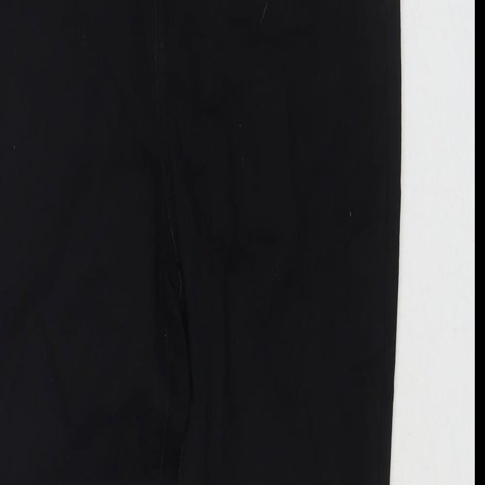 PRETTYLITTLETHING Womens Black Cotton Skinny Jeans Size 8 L29 in Regular Zip