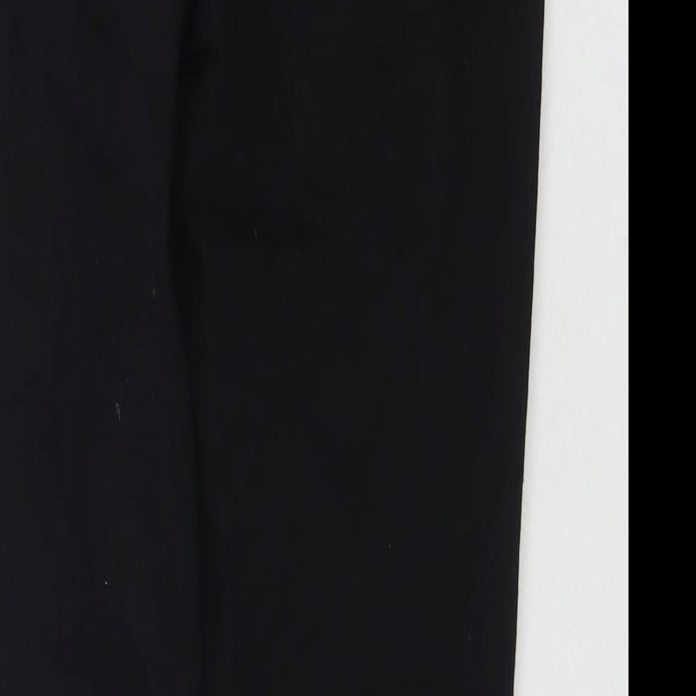 PRETTYLITTLETHING Womens Black Cotton Skinny Jeans Size 8 L29 in Regular Zip