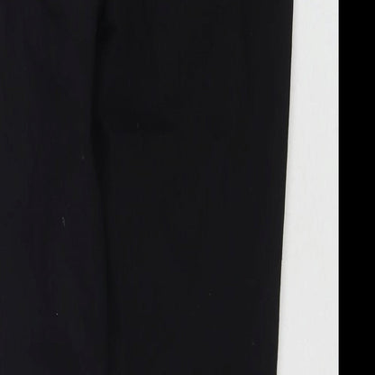 PRETTYLITTLETHING Womens Black Cotton Skinny Jeans Size 8 L29 in Regular Zip