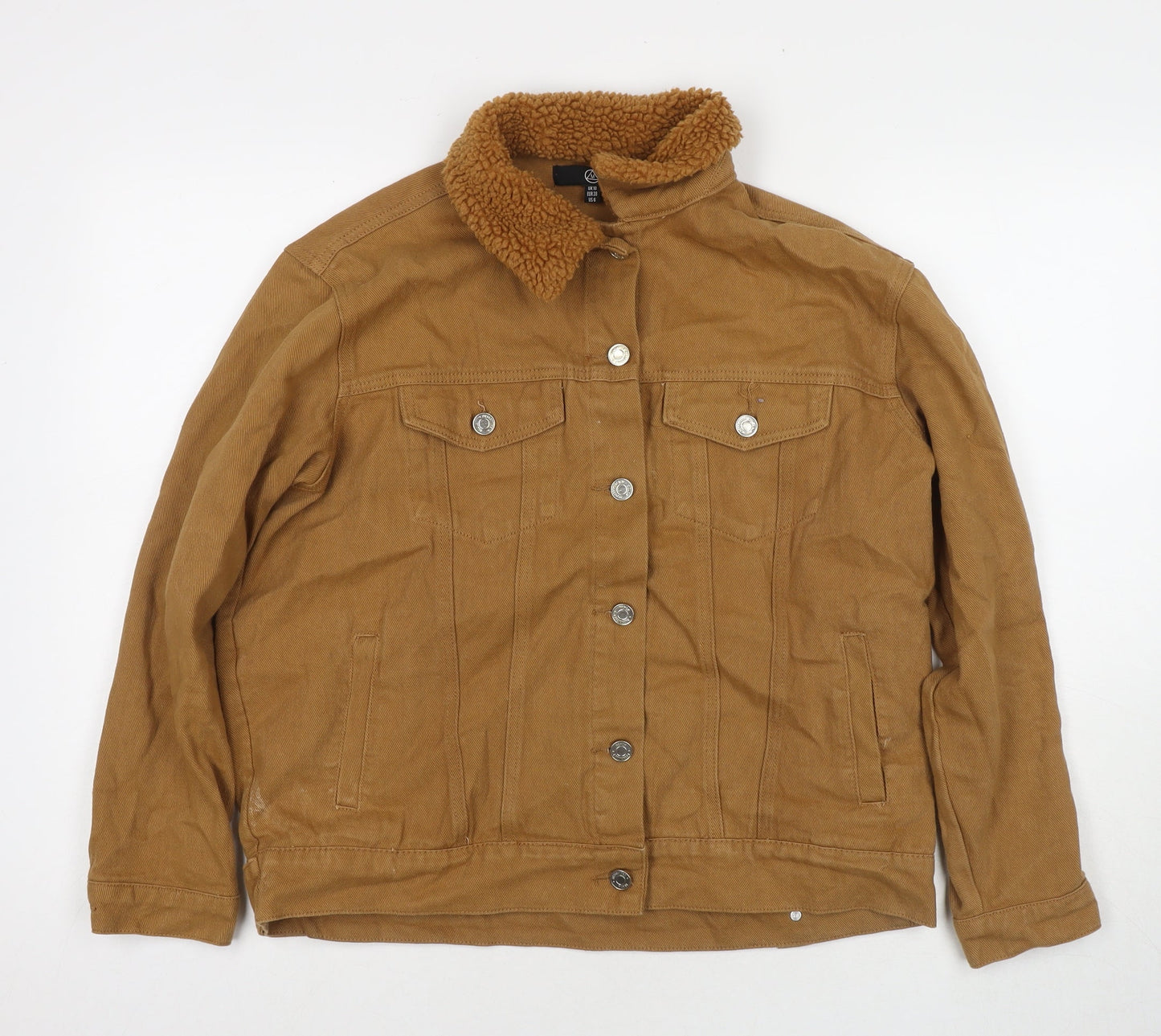 Womens UK Size 10 Missguided Brown Jacket