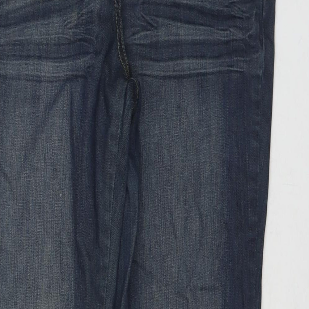 Womens UK Size 12 Camaieu Regular Fit Straight Blue Jeans