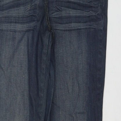 Womens UK Size 12 Camaieu Regular Fit Straight Blue Jeans
