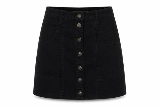 Womens UK Size 6 Stradivarius A-Line Denim Skirt