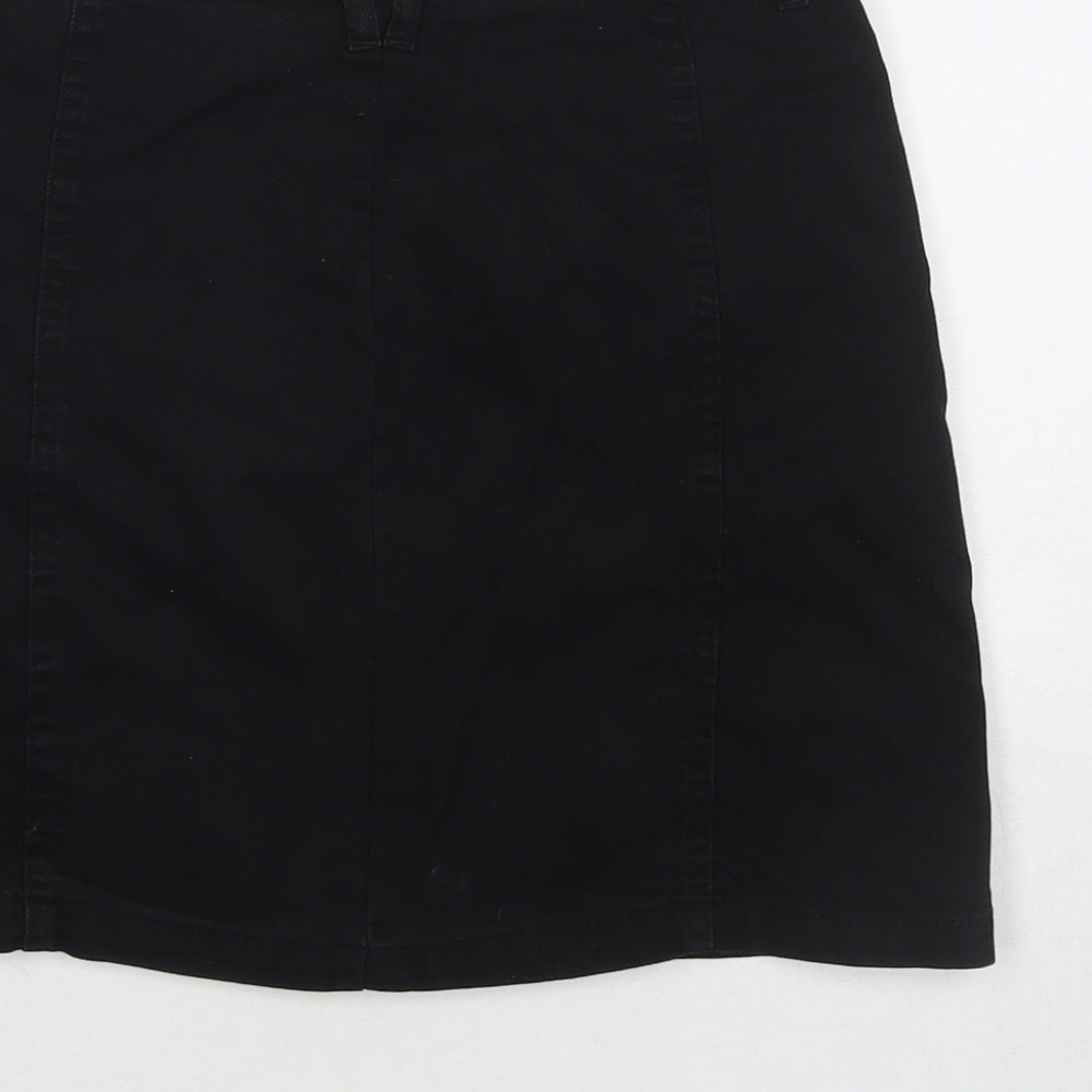Womens UK Size 6 Stradivarius A-Line Denim Skirt