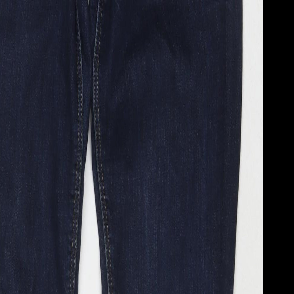 Womens UK Size 27 in H&M Regular Fit Skinny Blue Jeans