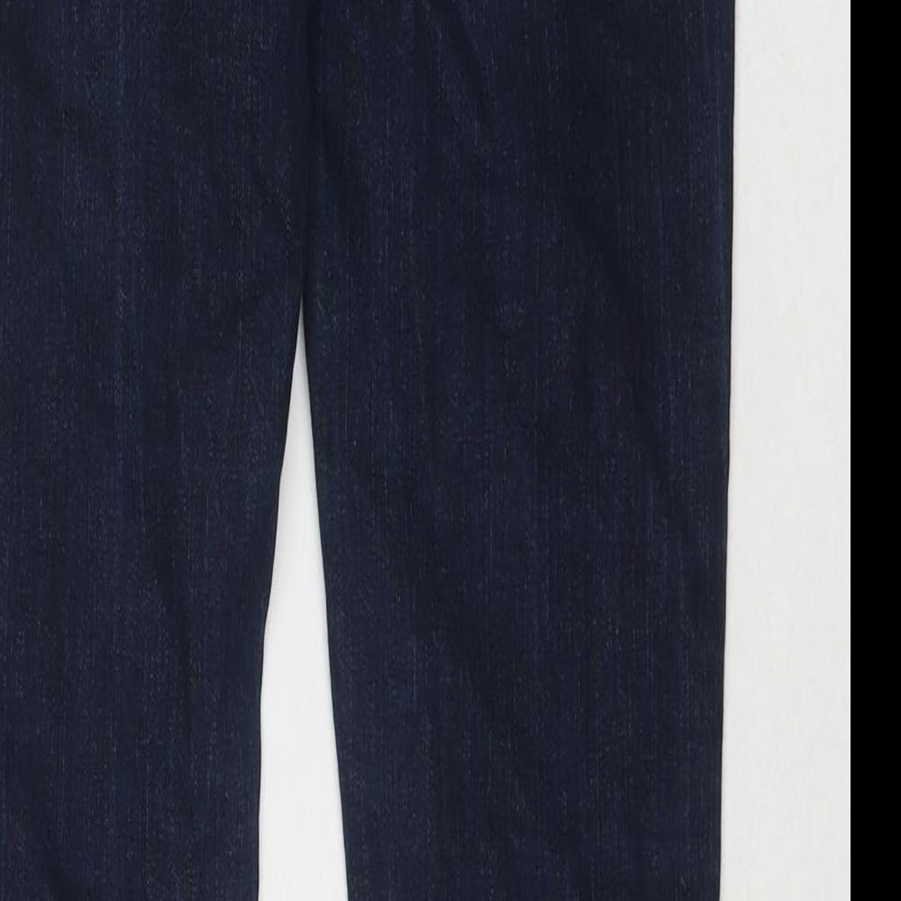Womens UK Size 27 in H&M Regular Fit Skinny Blue Jeans