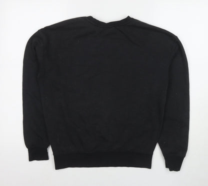 Womens UK Size 2XS Friends Black Pullover Sweatshirt
