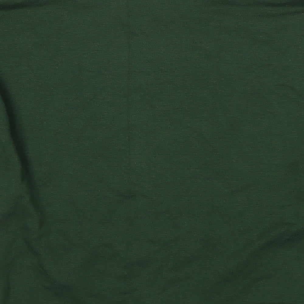 Womens UK Size M Pull&Bear Green Pullover Hoodie