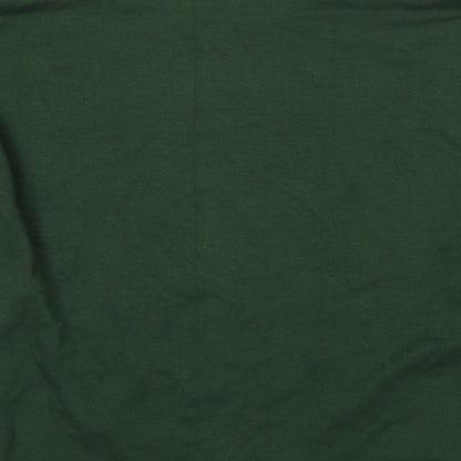 Womens UK Size M Pull&Bear Green Pullover Hoodie